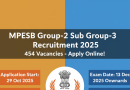 MPSEB Group 2 & 3 Notification 2025