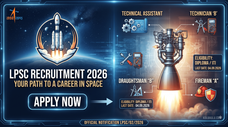 ISRO LPSC Notification 2026
